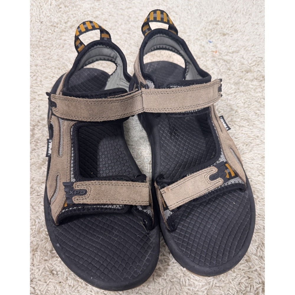 Teva XPD Spoiler II Sport Sandals Men's 11 Brown Suede Outdoor Trail Hiking Shoe - Picture 3 of 11